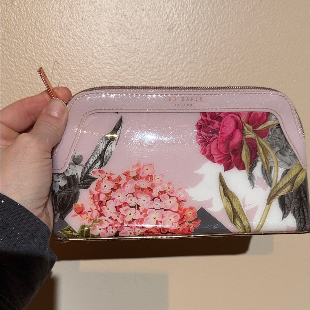 Ted Baker Pink and Black Floral bag